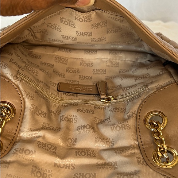 Michael Kors Brown Quilted Shoulder Bag - Picture 11 of 16